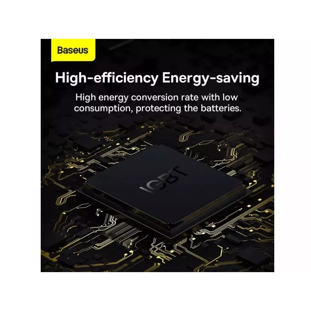 Car Power inverter 300W (110V 220V US/JP) Baseus (CGNB010001) IGBT — CGNB010001 Black - фото 9