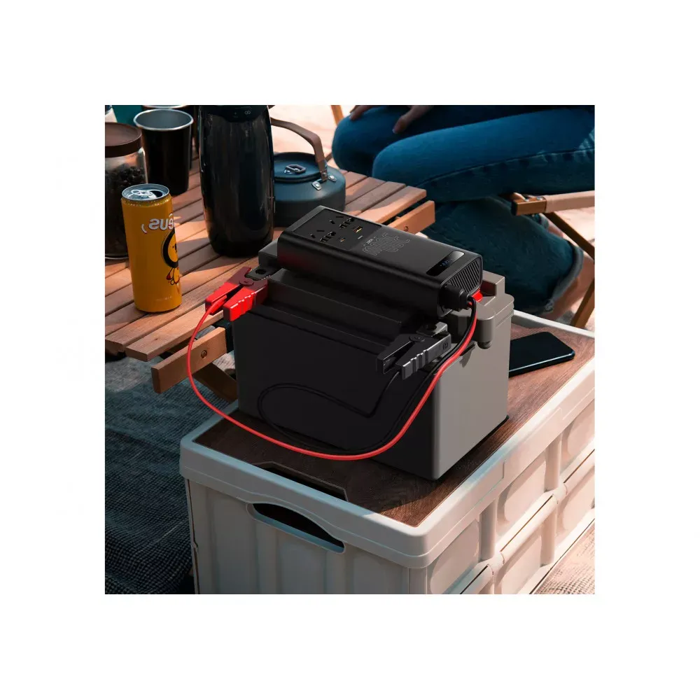 Car Power inverter 300W (110V 220V US/JP) Baseus (CGNB010001) IGBT — CGNB010001 Black - фото 10