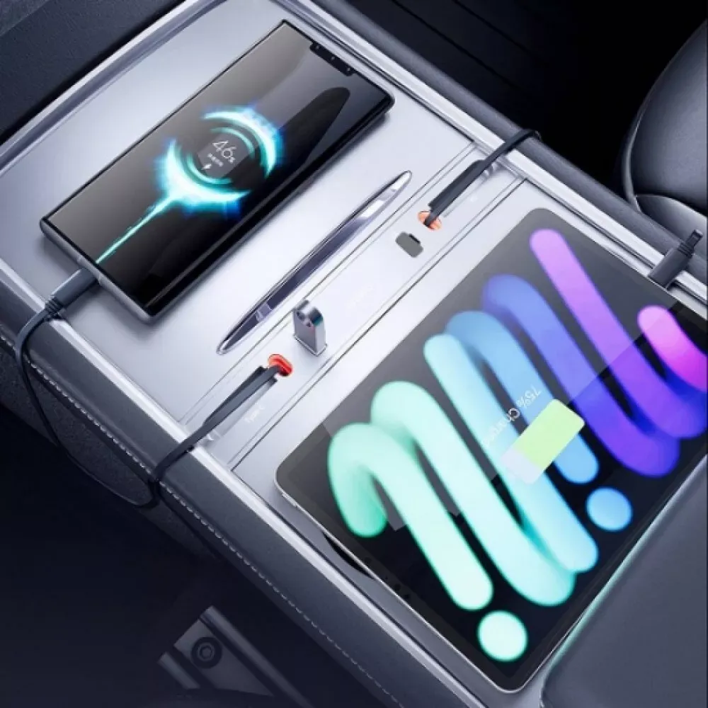 Docking Sation — Wiwu Wi-DS001 Applicable Brands: Tesla Model 3 / Y 2021,2022 - фото 3