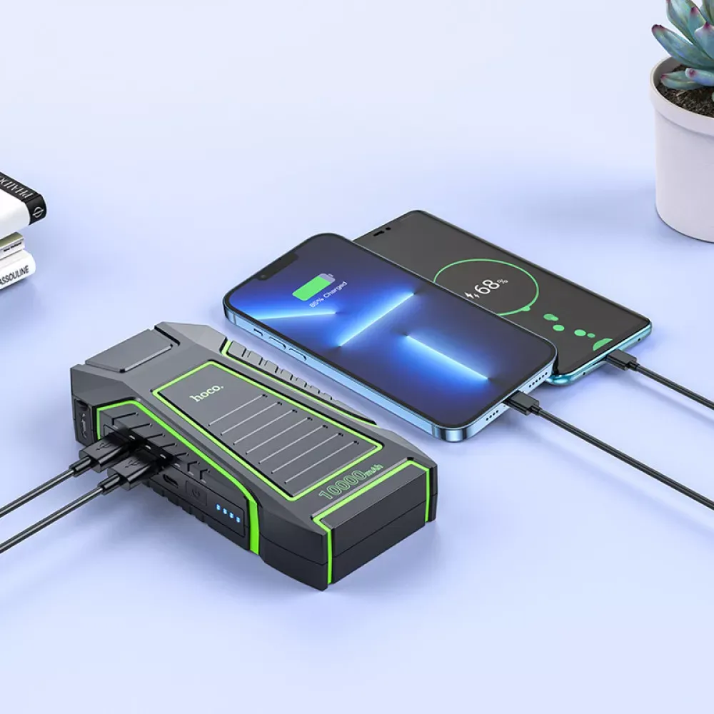 Spring car emergency start-up power bank Hoco QS1 — фото 5
