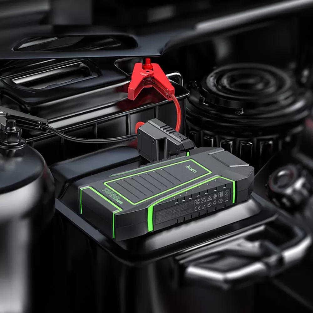 Spring car emergency start-up power bank Hoco QS1 — фото 6