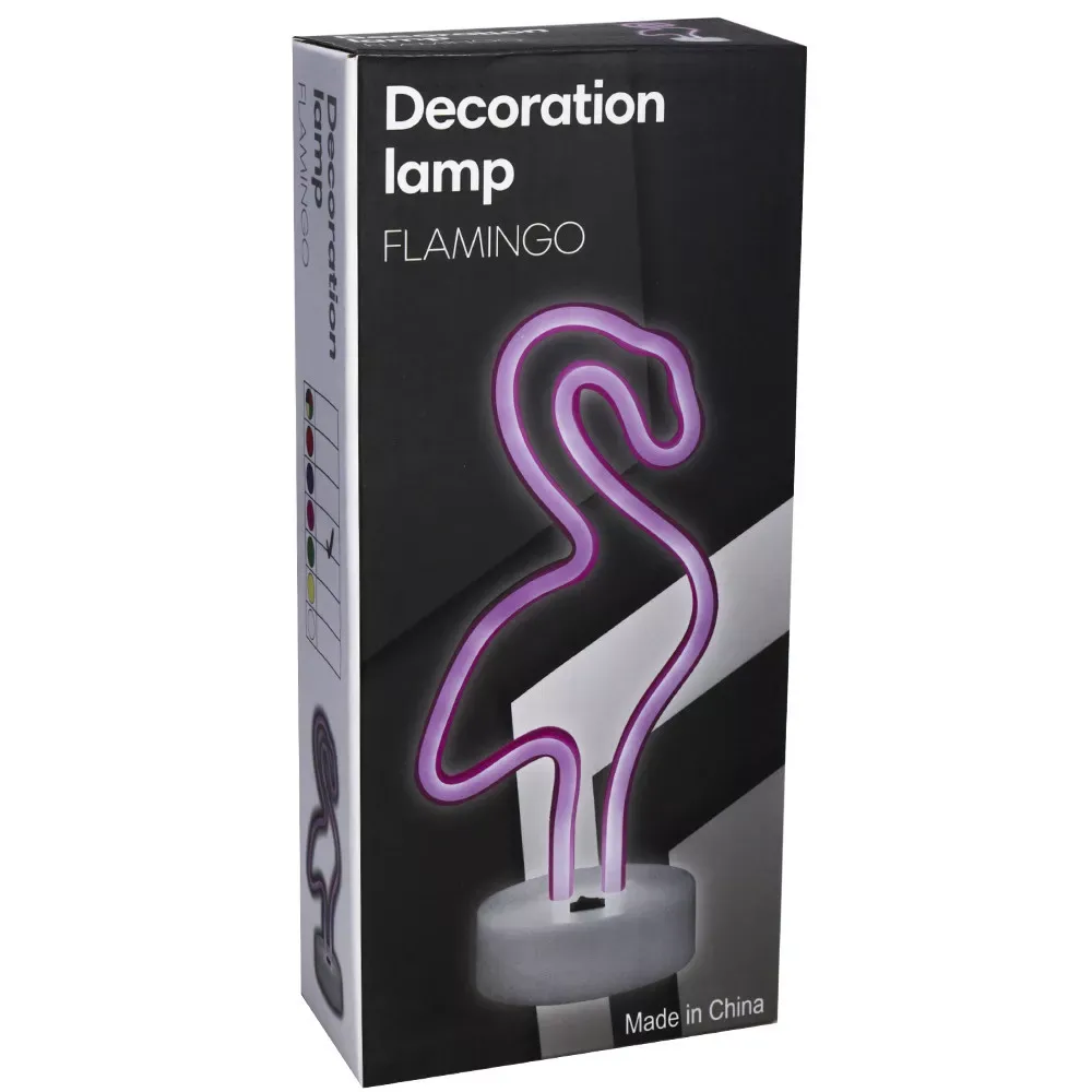 Ночной светильник Neon Lamp series — Flamingo Red — фото 3