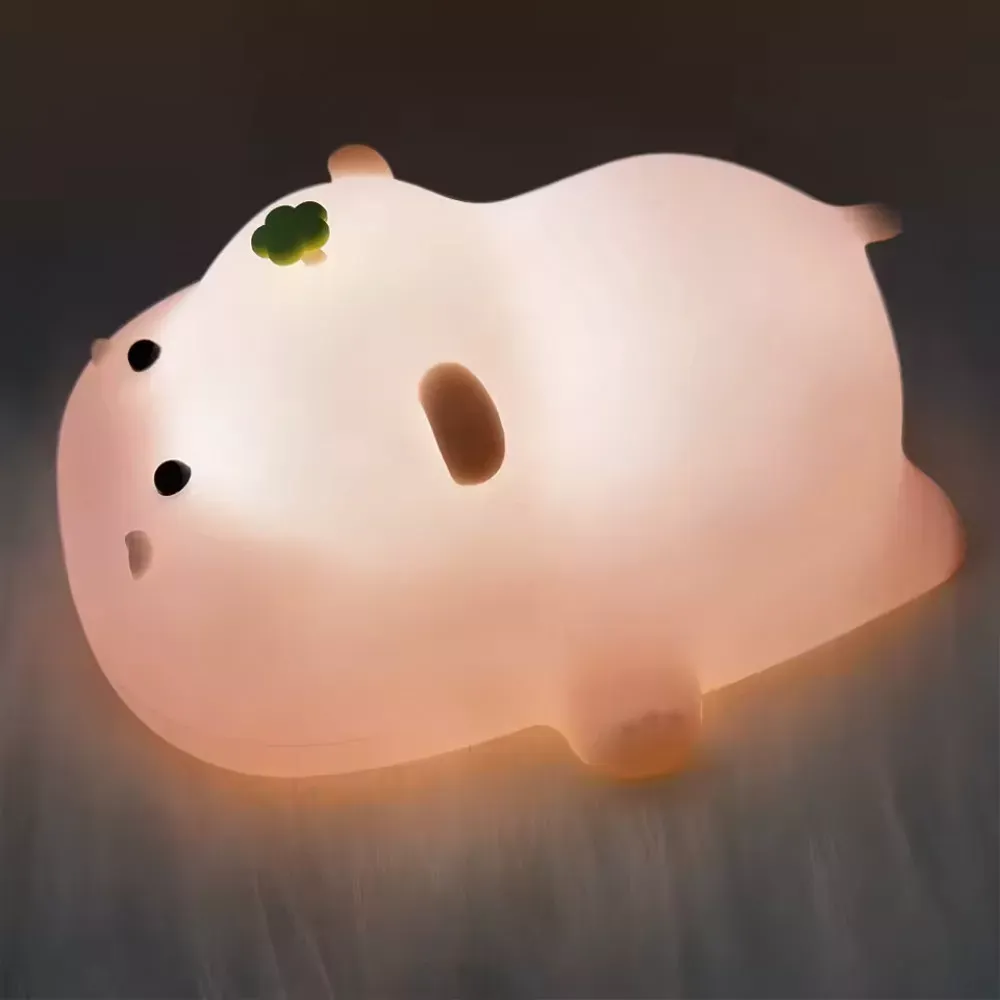 Ночной светильник — Baby hippo A002