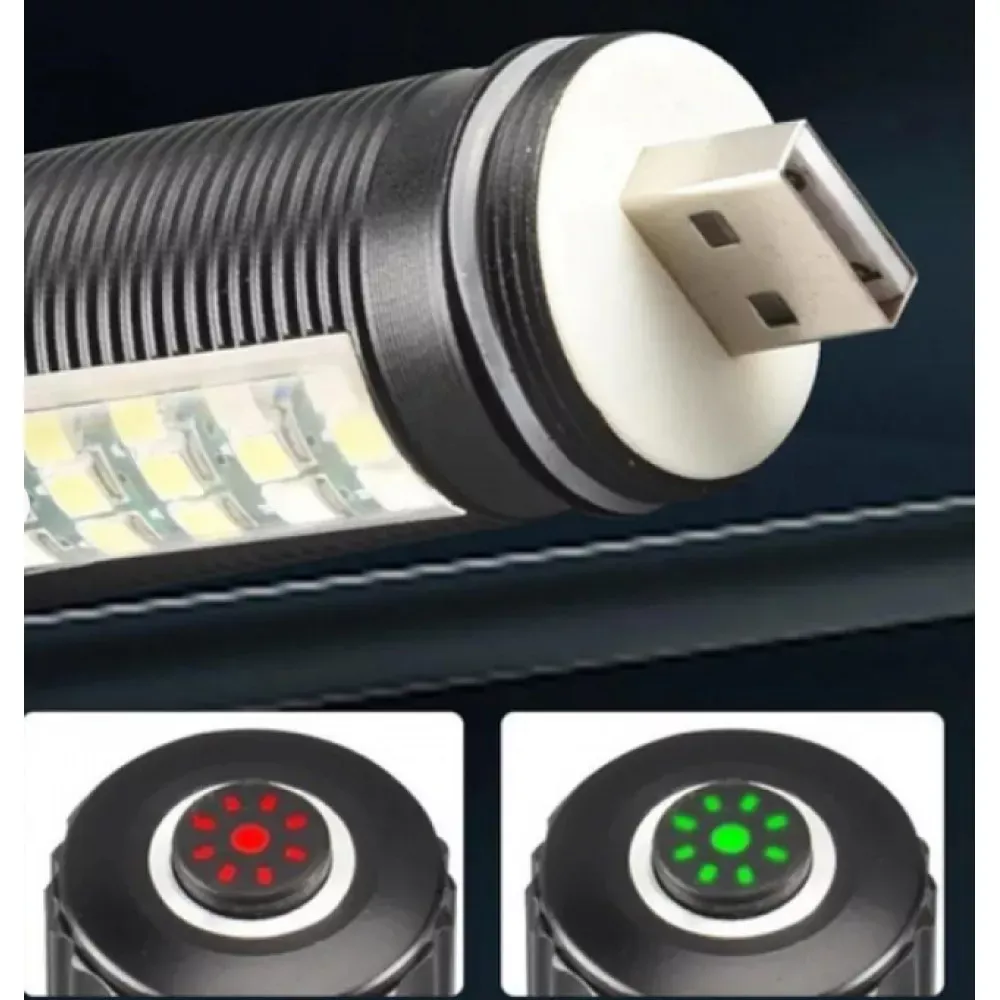 Фонарик аккумуляторный 2 в 1 ручной + налобный с USB — SY-2209 - фото 9