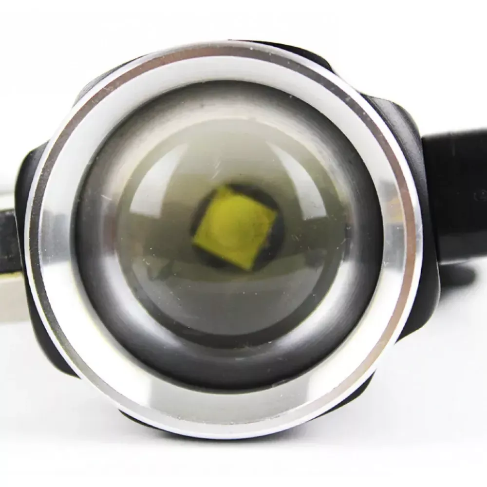 Фонарь ручной аккумуляторный с USB, ZOOM, стеклобоем и магнитом  — SY-2008 - фото 6