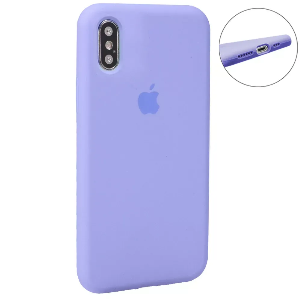 Original Silicone Case Full Size iPhone X ; XS — Lavender (41) — Apple Apple iPhone X, Apple iPhone Xs