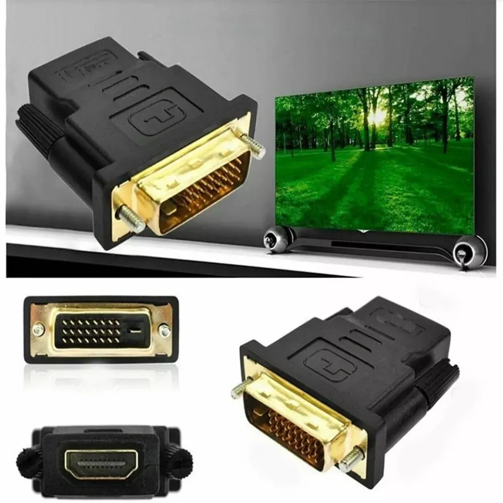 Adapter HDMI M-DVI F - фото 5