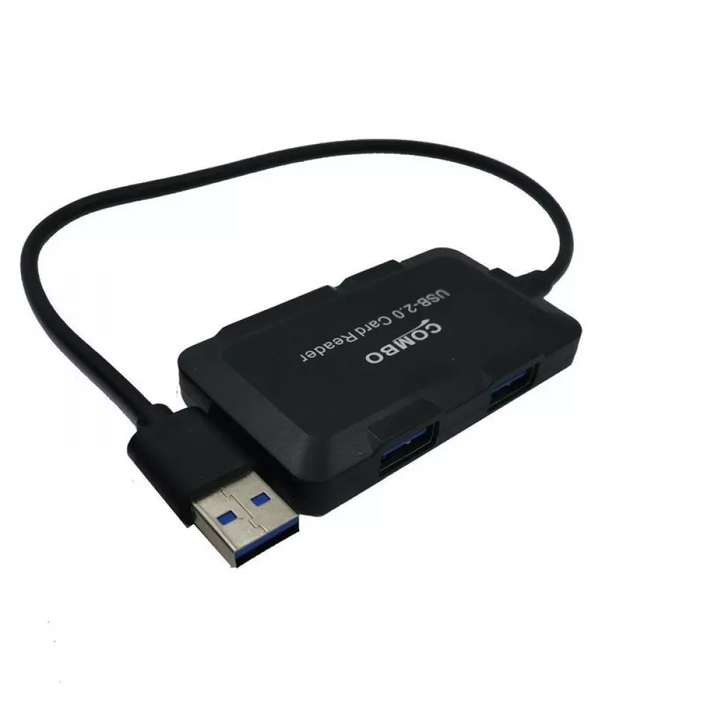 HUB USB 2 in 1 Combo  Card Reader + HUB - фото 5