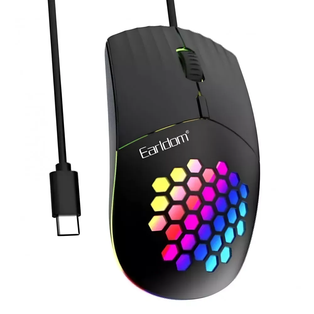 USB-C дротова миша — Earldom ET-KM5 — Earldom