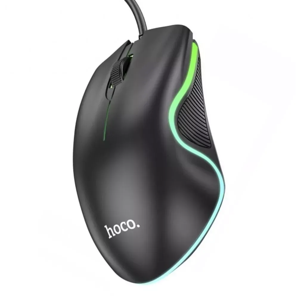 Дротова миша — Hoco GM19 — Black — Hoco