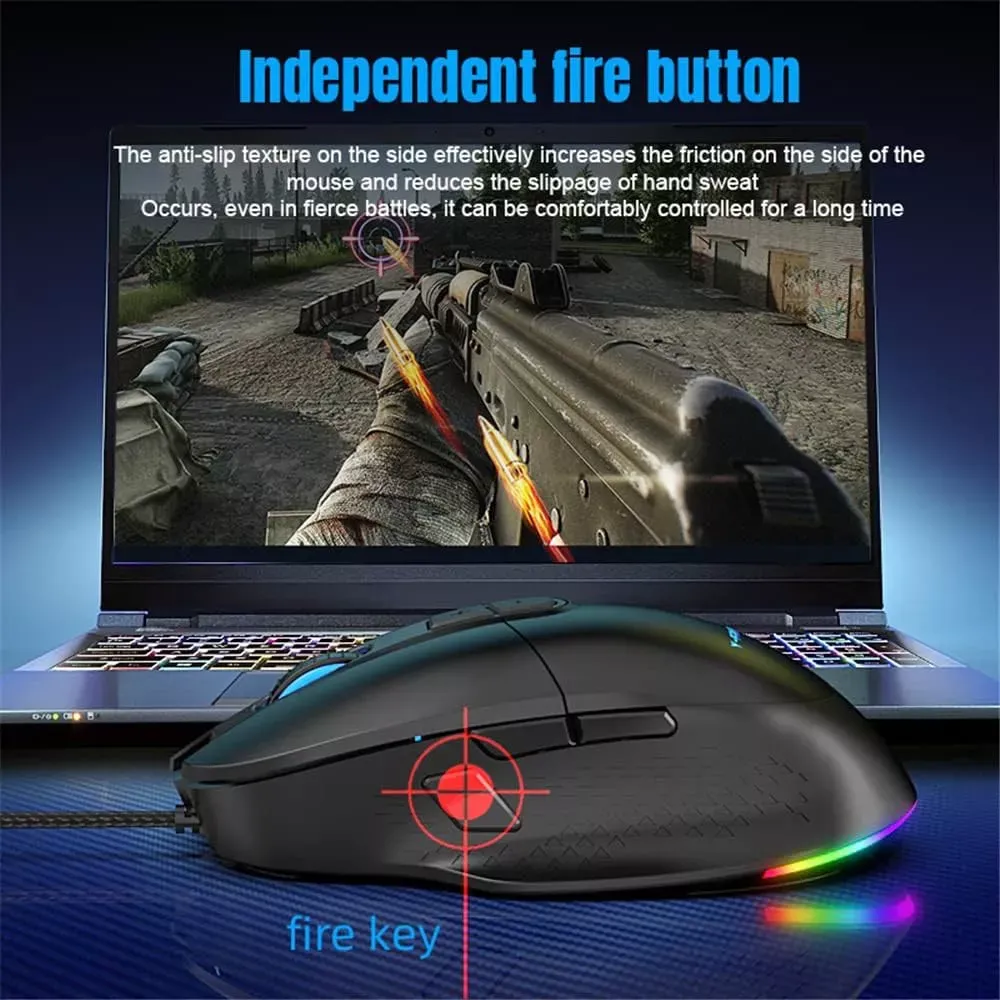 Дротова миша — M63 RGB - фото 6