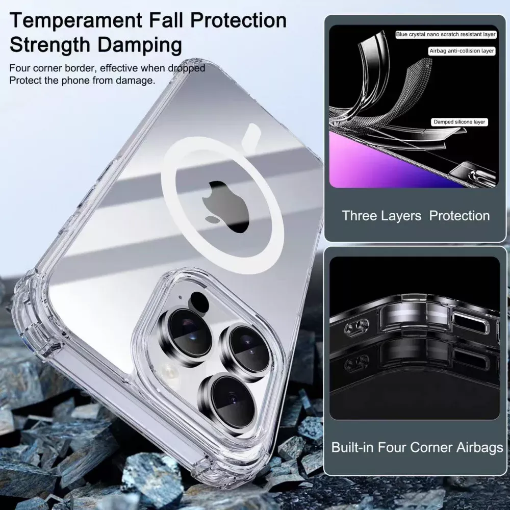 Ipaky Crystal Series TPU Case iPhone 15 Pro - фото 9