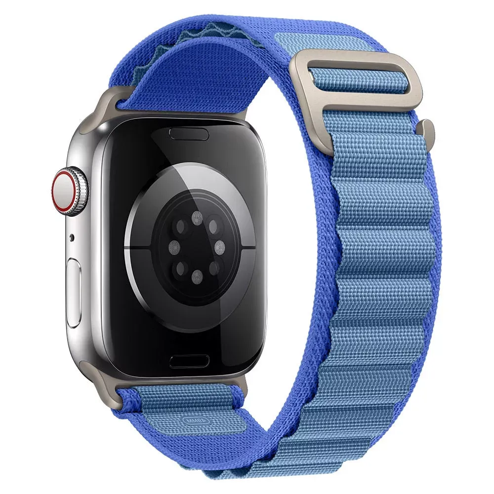 Ремінець Alpine Loop Design Apple Watch 38 mm 40 mm 41 mm — Ice Blue — Различные Apple Watch Series 3 38 mm, Apple Watch Series 4 40 mm, Apple Watch Series 7 41 mm