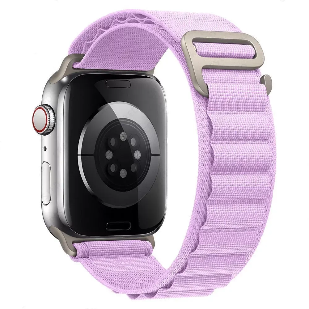 Ремінець Alpine Loop Design Apple Watch 38 mm 40 mm 41 mm — Lilac — Различные Apple Watch Series 3 38 mm, Apple Watch Series 4 40 mm, Apple Watch Series 7 41 mm