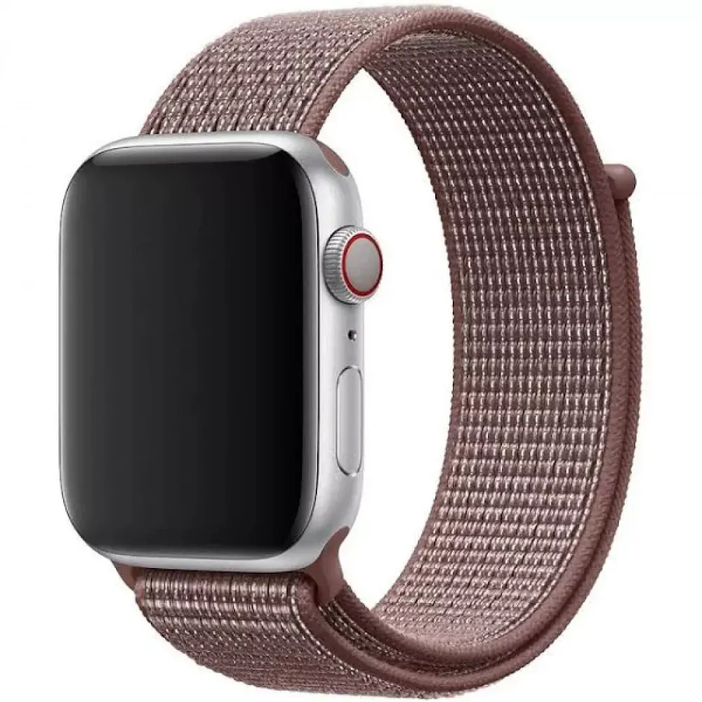 Ремінець Nylon Loop Apple Watch 42 mm 44 mm 45 mm 49 mm — Black & Blue — фото 5