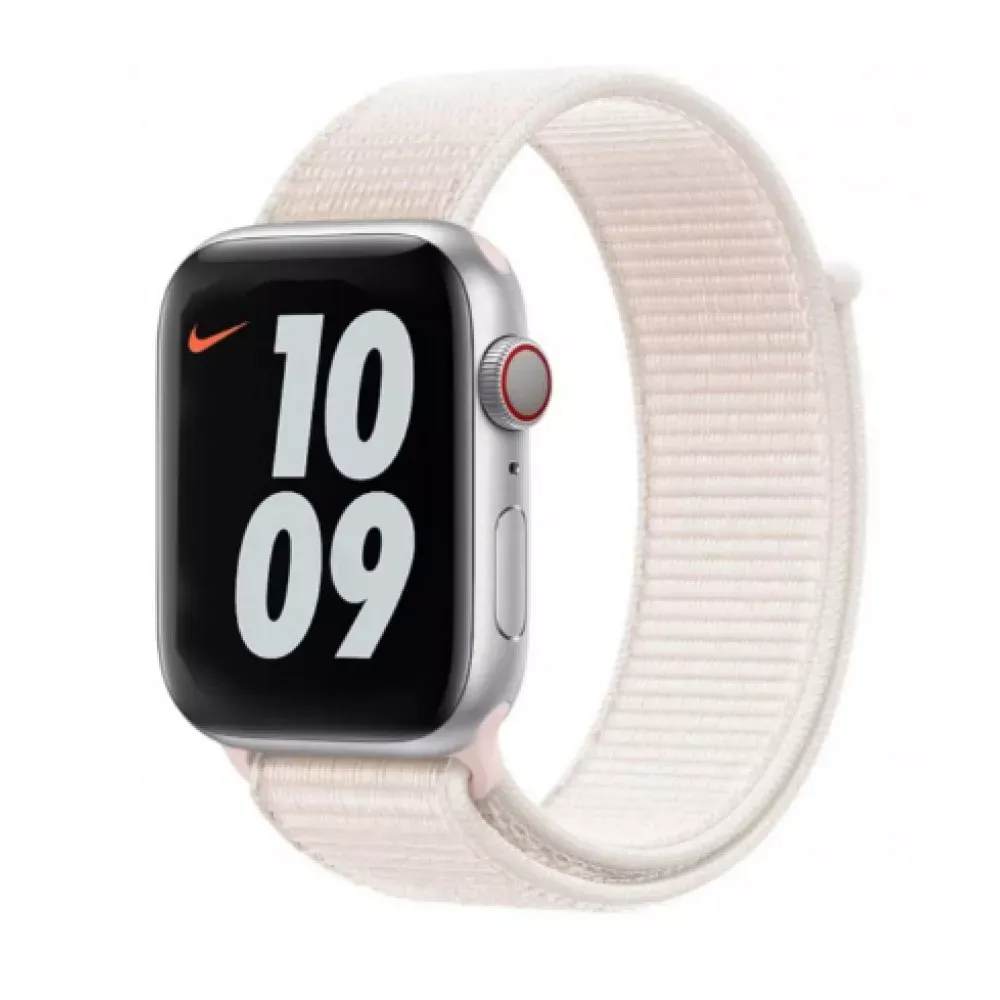 Ремінець Nylon Loop Apple Watch 42 mm 44 mm 45 mm 49 mm — Black & Blue — фото 10