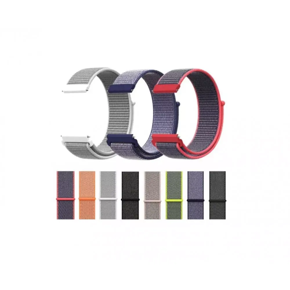 Ремінець Nylon Loop Універсальний 22 mm — Black - фото 3