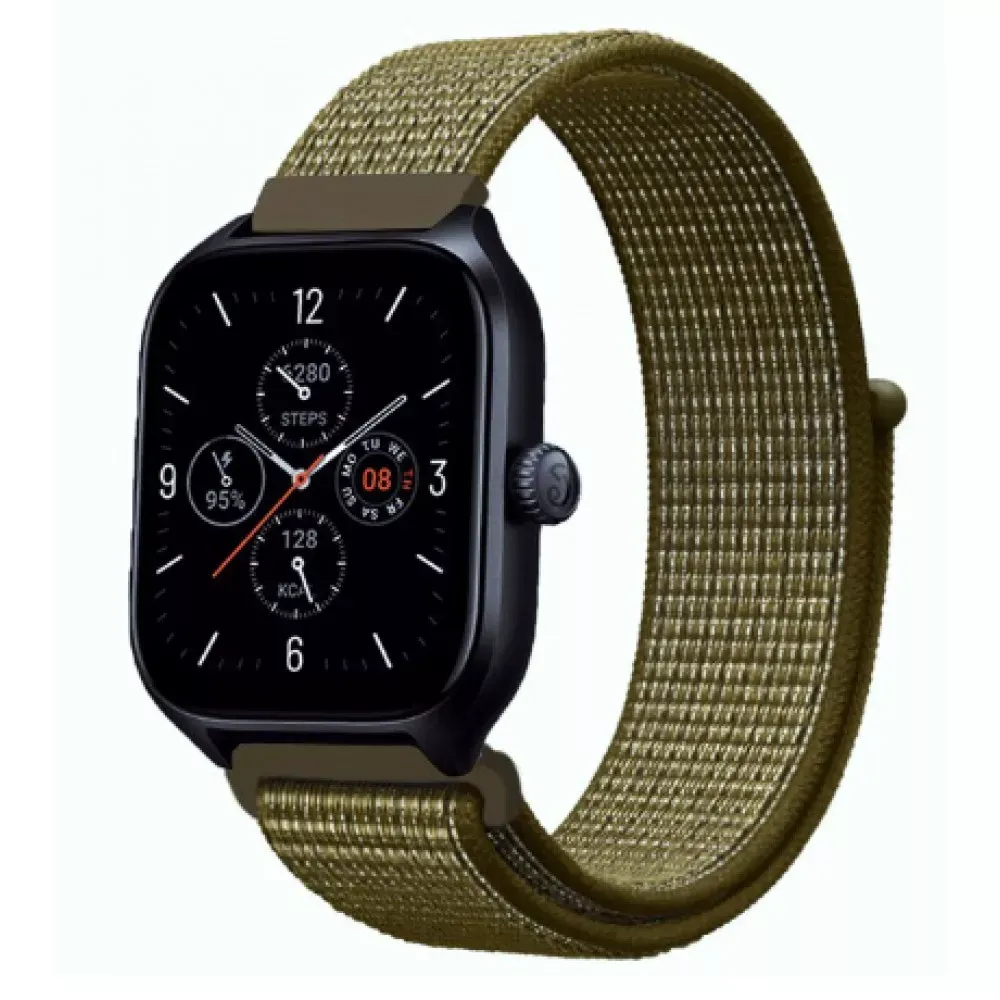 Ремінець Nylon Loop Універсальний 22 mm — Green
