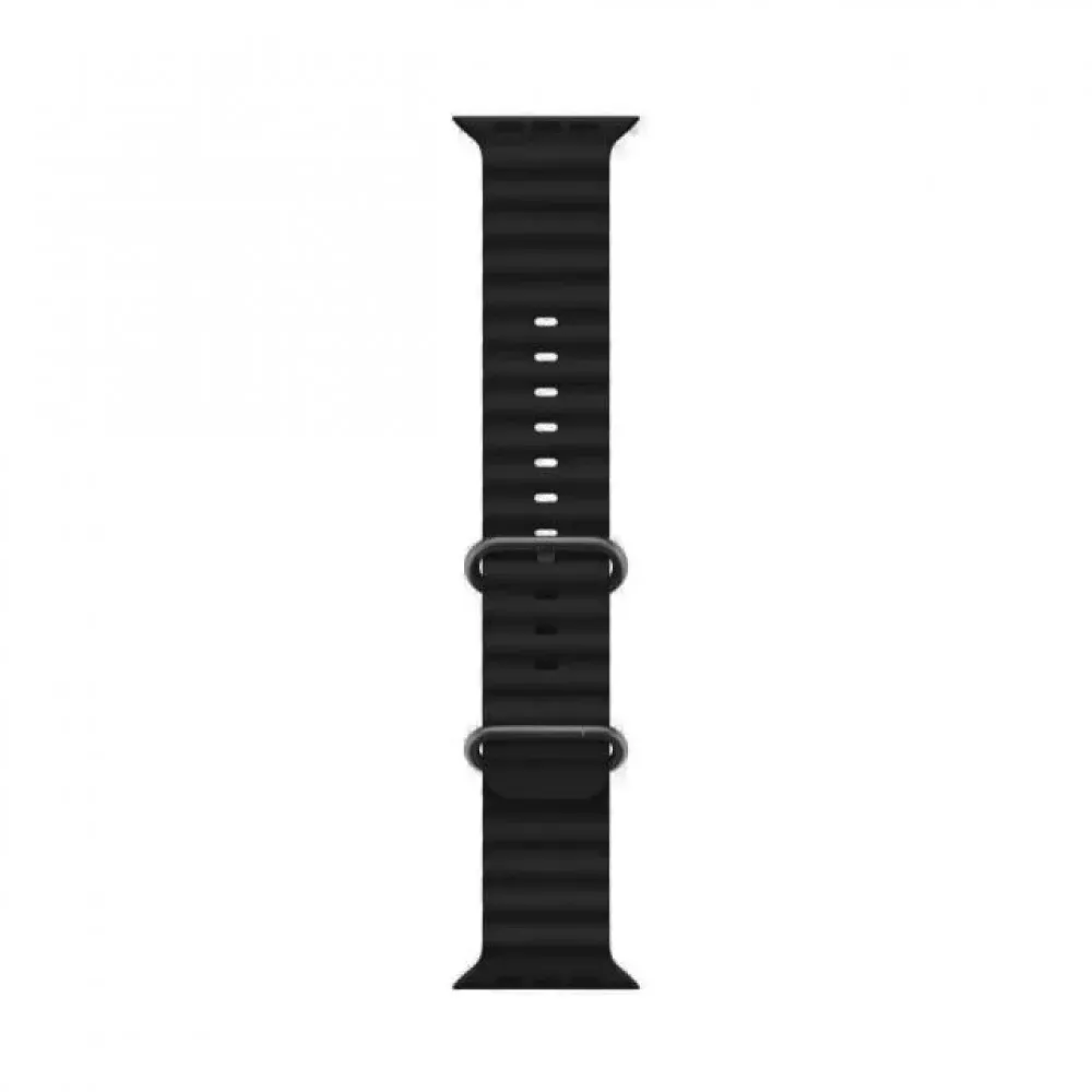 Ремінець Ocean Band Design Apple Watch 38 mm 40 mm 41 mm — Black — фото 4