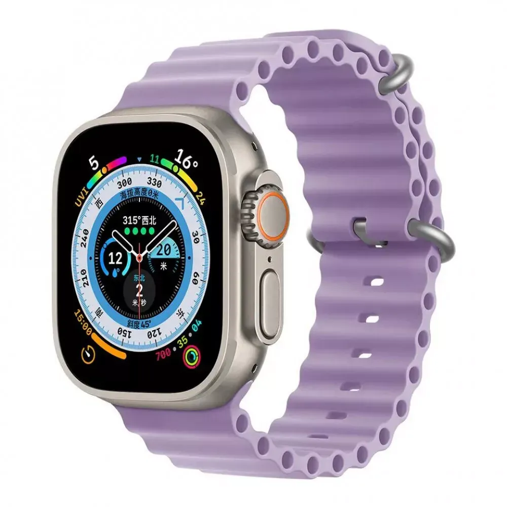 Ремінець Ocean Band Design Apple Watch 38 mm 40 mm 41 mm — Lilac — фото 4