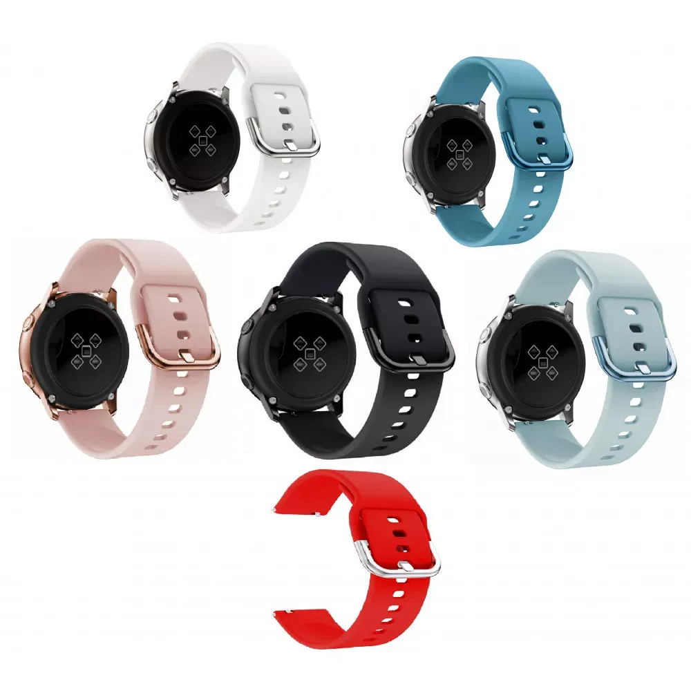 Ремінець Silicon Active Універсальний 20 mm — Light Blue - фото 3