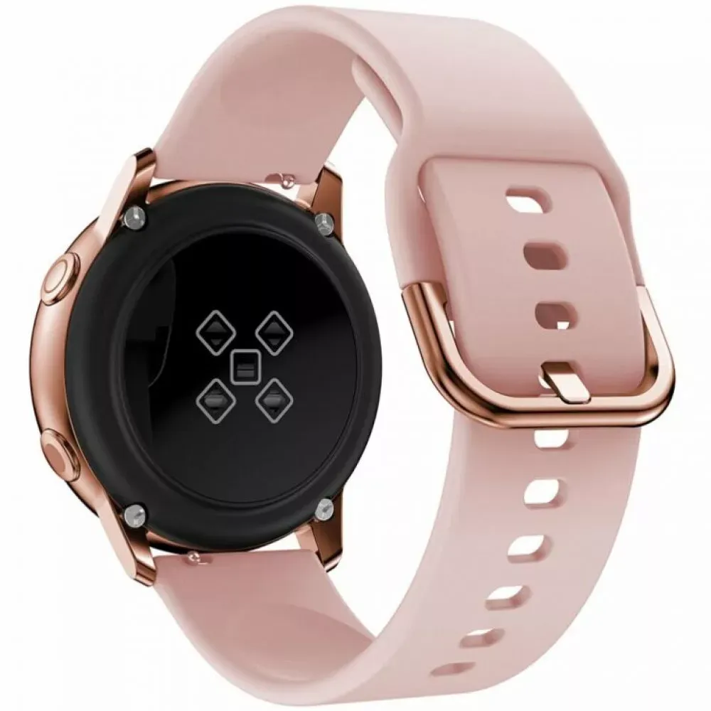 Ремінець Silicon Active Універсальний 20 mm — Pink