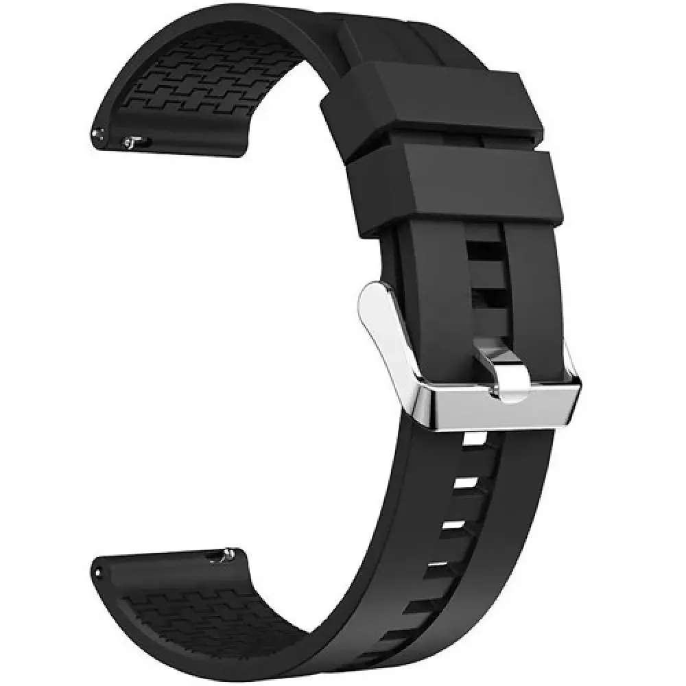 Ремінець Silicone Original — Універсальний 22 mm — Black — Различные