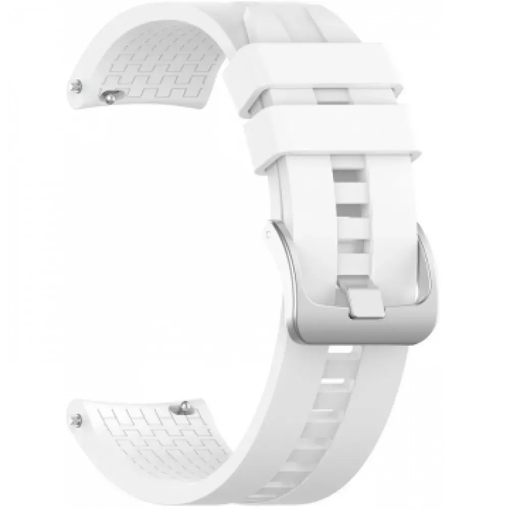 Ремінець Silicone Original — Універсальний 22 mm — White — Различные