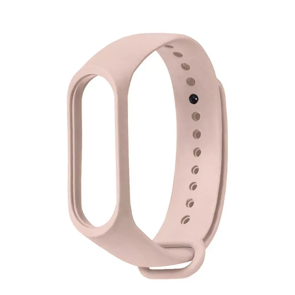 Ремінець Silicone Sport Band Xiaomi Mi Band 5 6 7 — Pink Sand — Различные Xiaomi Mi Band 5, Xiaomi Mi Band 6, Xiaomi Mi Band 7