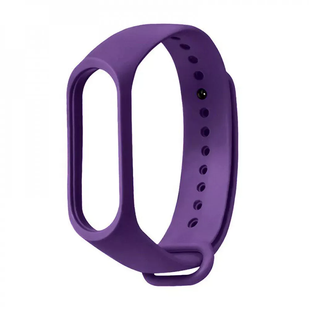 Ремінець Silicone Sport Band Xiaomi Mi Band 5 6 7 — Purple — Различные Xiaomi Mi Band 5, Xiaomi Mi Band 6, Xiaomi Mi Band 7