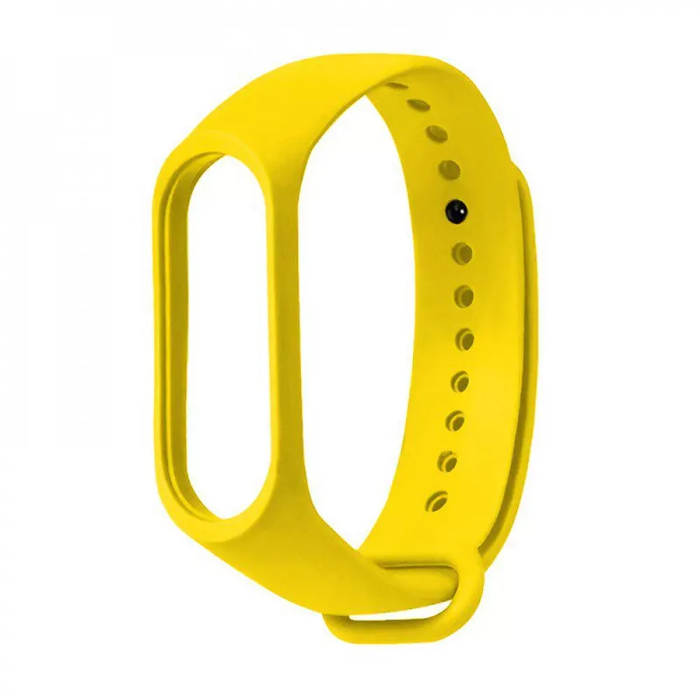 Ремінець Silicone Sport Band Xiaomi Mi Band 5 6 7 — Yellow — Различные Xiaomi Mi Band 5, Xiaomi Mi Band 6, Xiaomi Mi Band 7