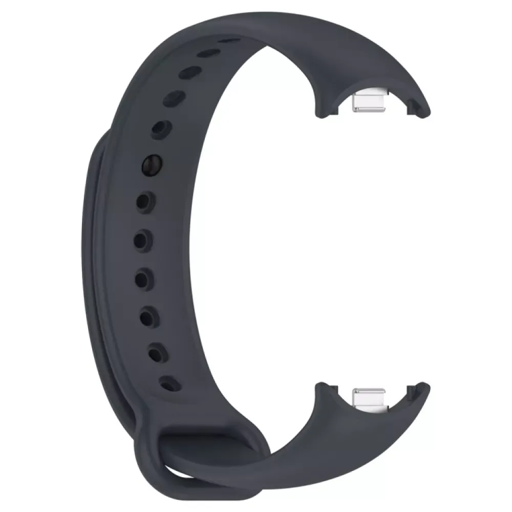 Ремінець Silicone Sport Band Xiaomi Mi Band 8 ; 9 — Dark Gray — Различные Xiaomi Mi Band 8, Xiaomi Mi Band 9