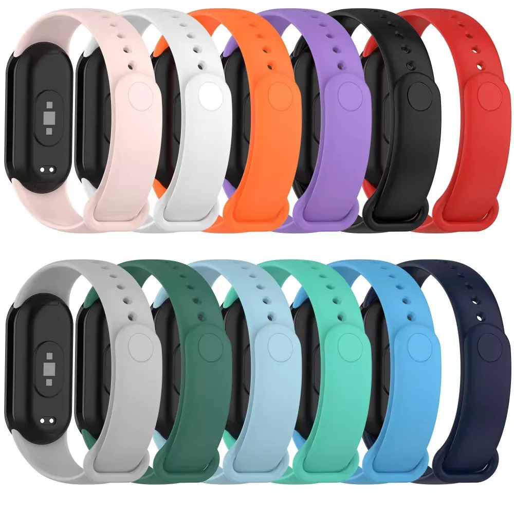 Ремінець Silicone Sport Band Xiaomi Mi Band 8 / 9 — Dark Gray — фото 3