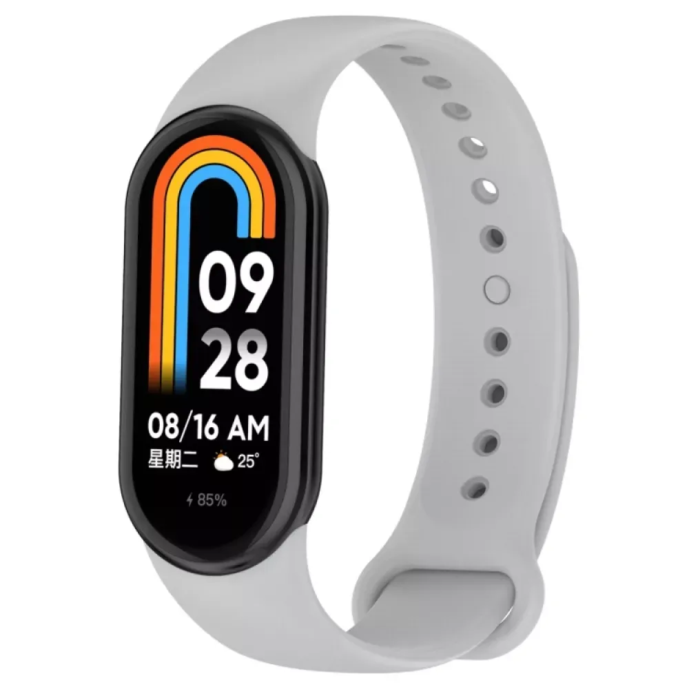 Ремінець Silicone Sport Band Xiaomi Mi Band 8 / 9 — Gray — фото 4