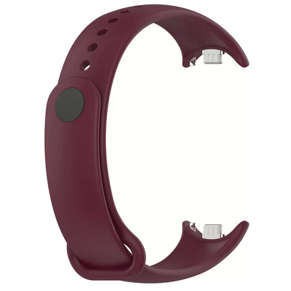 Ремінець Silicone Sport Band Xiaomi Mi Band 8 ; 9 — Marsala — Различные Xiaomi Mi Band 8, Xiaomi Mi Band 9