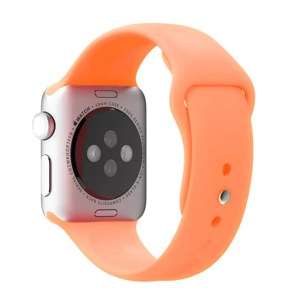 Ремінець Sport Band Apple Watch 38 mm 40 mm 41 mm — Fresh Orange — фото 25