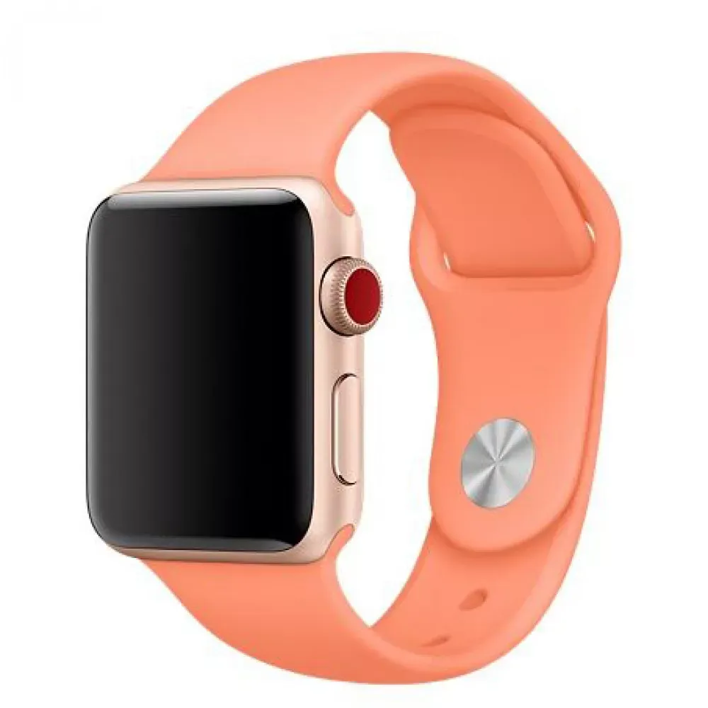 Ремінець Sport Band Apple Watch 38 mm 40 mm 41 mm — Fresh Orange — фото 26