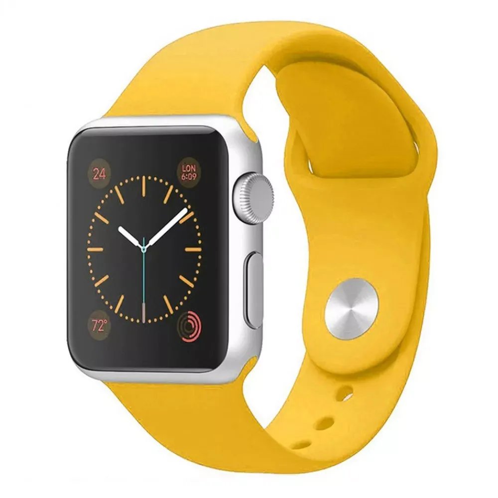 Ремінець Sport Band Apple Watch 38 mm 40 mm 41 mm — Fresh Orange — фото 31