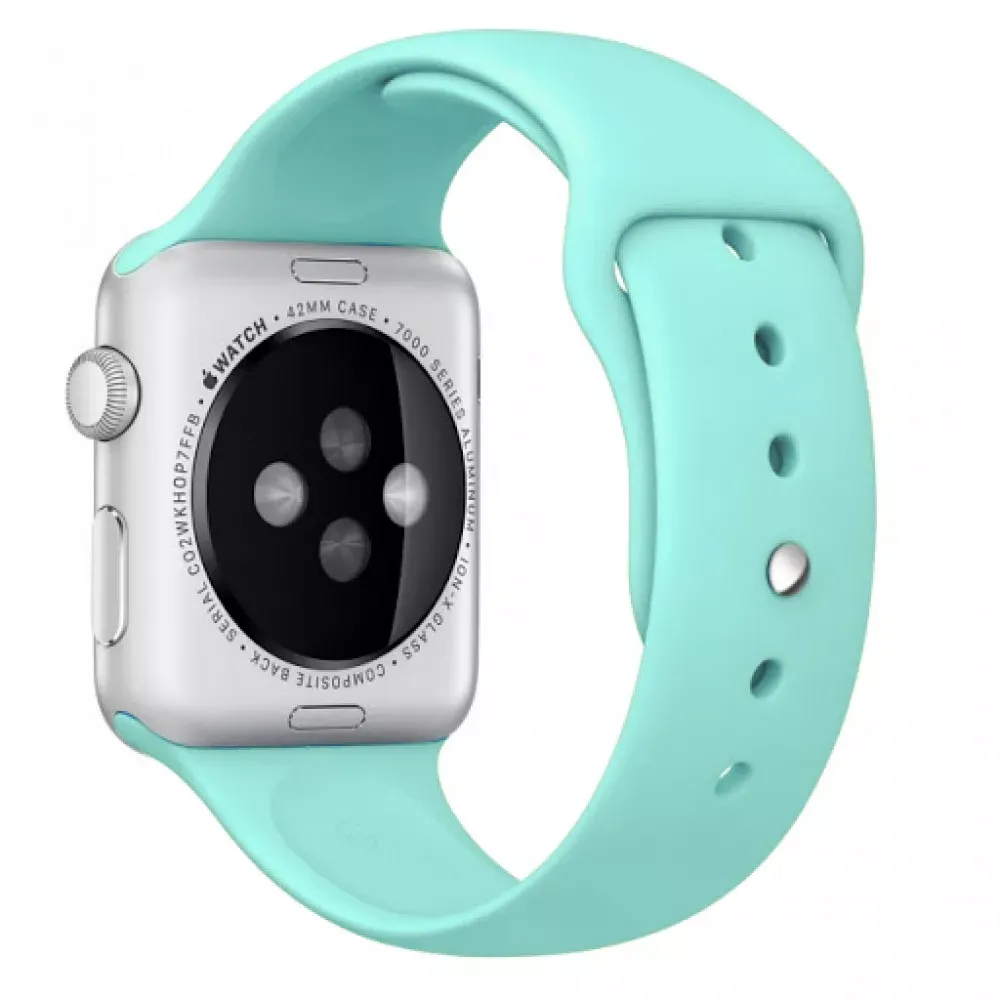 Ремінець Sport Band Apple Watch 38 mm 40 mm 41 mm — Ice Blue (21) — Различные Apple Watch Series 7 41 mm, Apple Watch Series 3 38 mm, Apple Watch Series 4 40 mm
