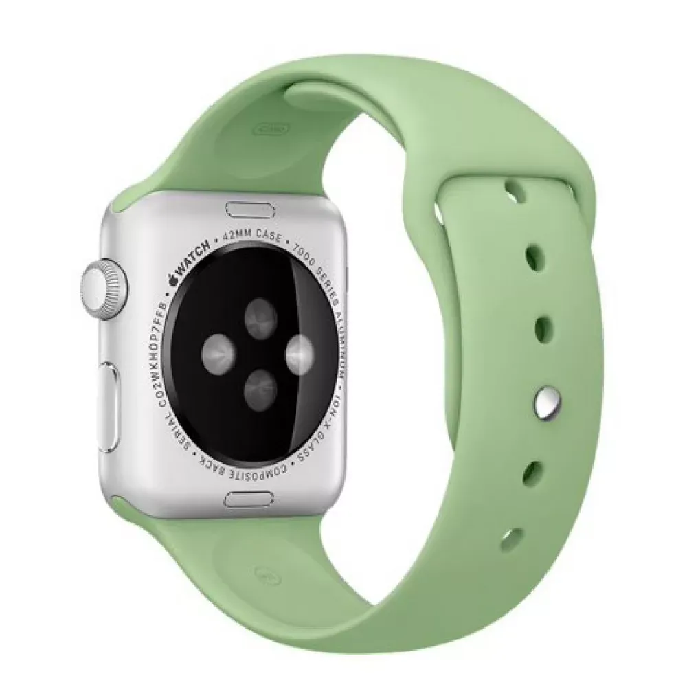 Ремінець Sport Band Apple Watch 38 mm 40 mm 41 mm — Light Green - фото 20
