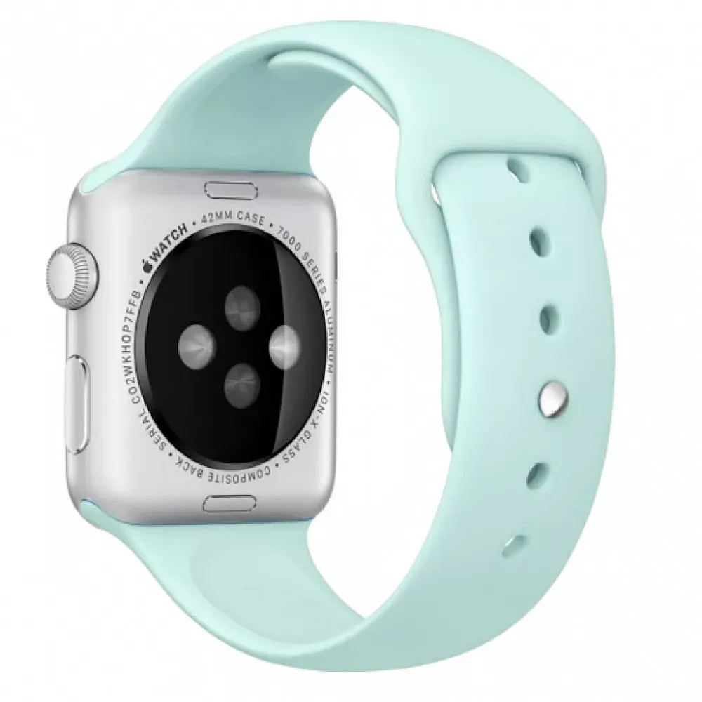 Ремінець Sport Band Apple Watch 38 mm 40 mm 41 mm — Marina Green (17) — Различные Apple Watch Series 7 41 mm, Apple Watch Series 3 38 mm, Apple Watch Series 4 40 mm