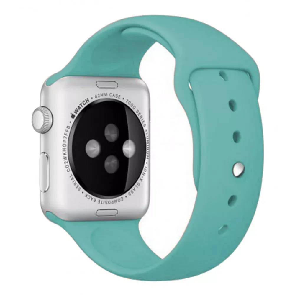 Ремінець Sport Band Apple Watch 38 mm 40 mm 41 mm — Turquoise (44) — Различные Apple Watch Series 7 41 mm, Apple Watch Series 3 38 mm, Apple Watch Series 4 40 mm