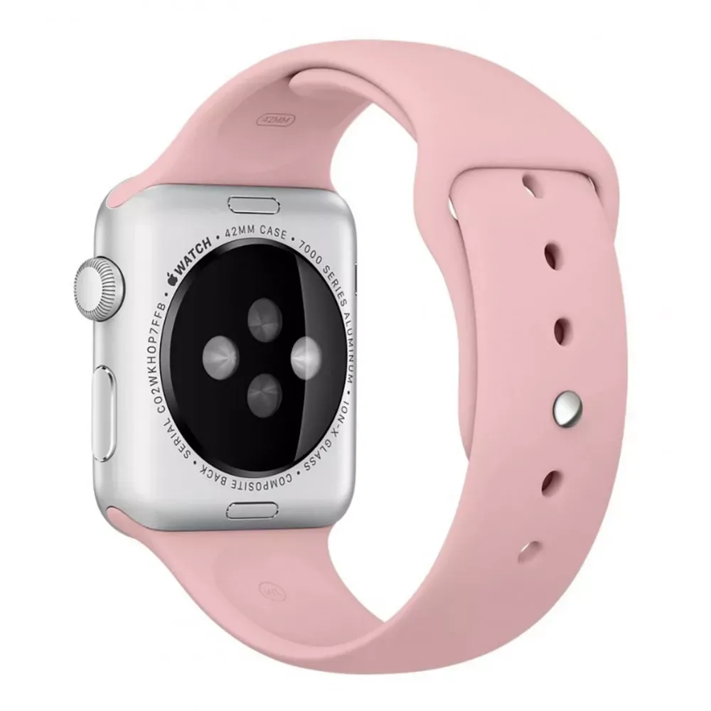 Ремінець Sport Band Apple Watch 42 mm 44 mm 45 mm 49 mm — Pink Sand (19)
