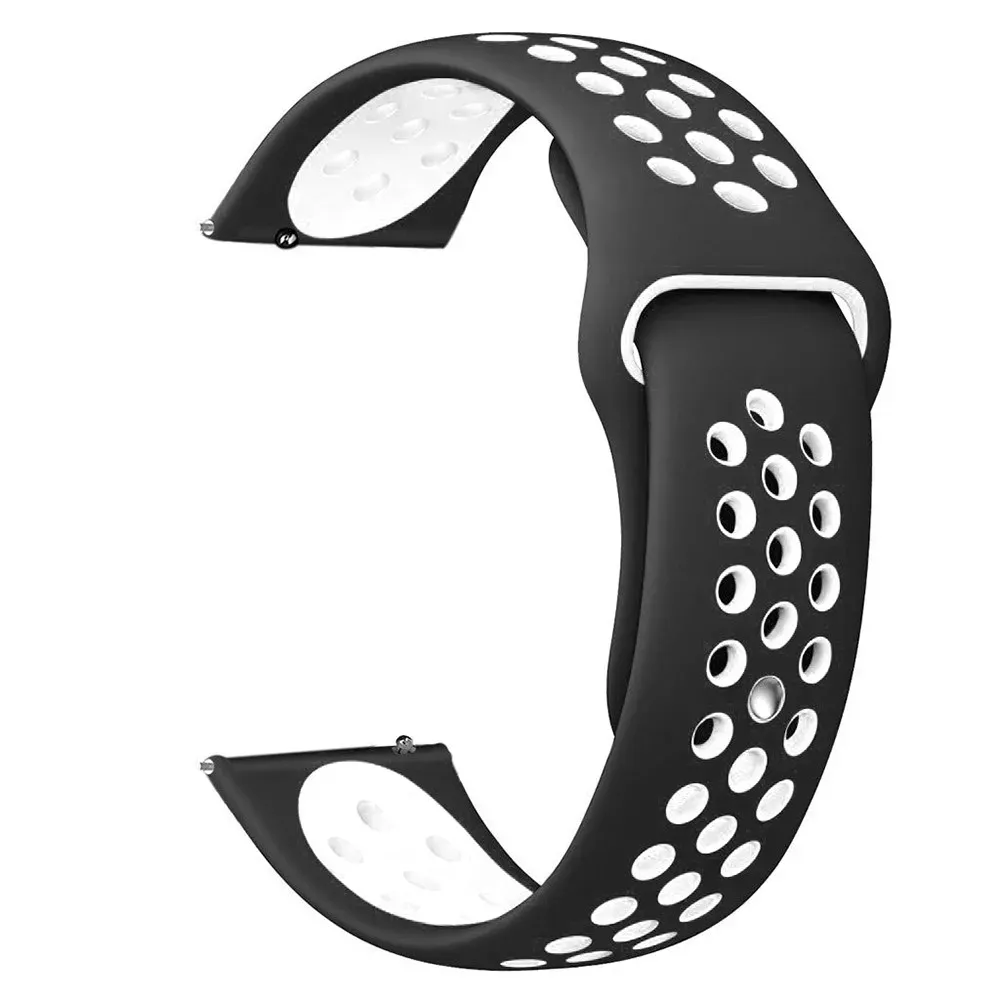 Ремінець Sport Nike Універсальний 20 mm — Black & White - фото 3