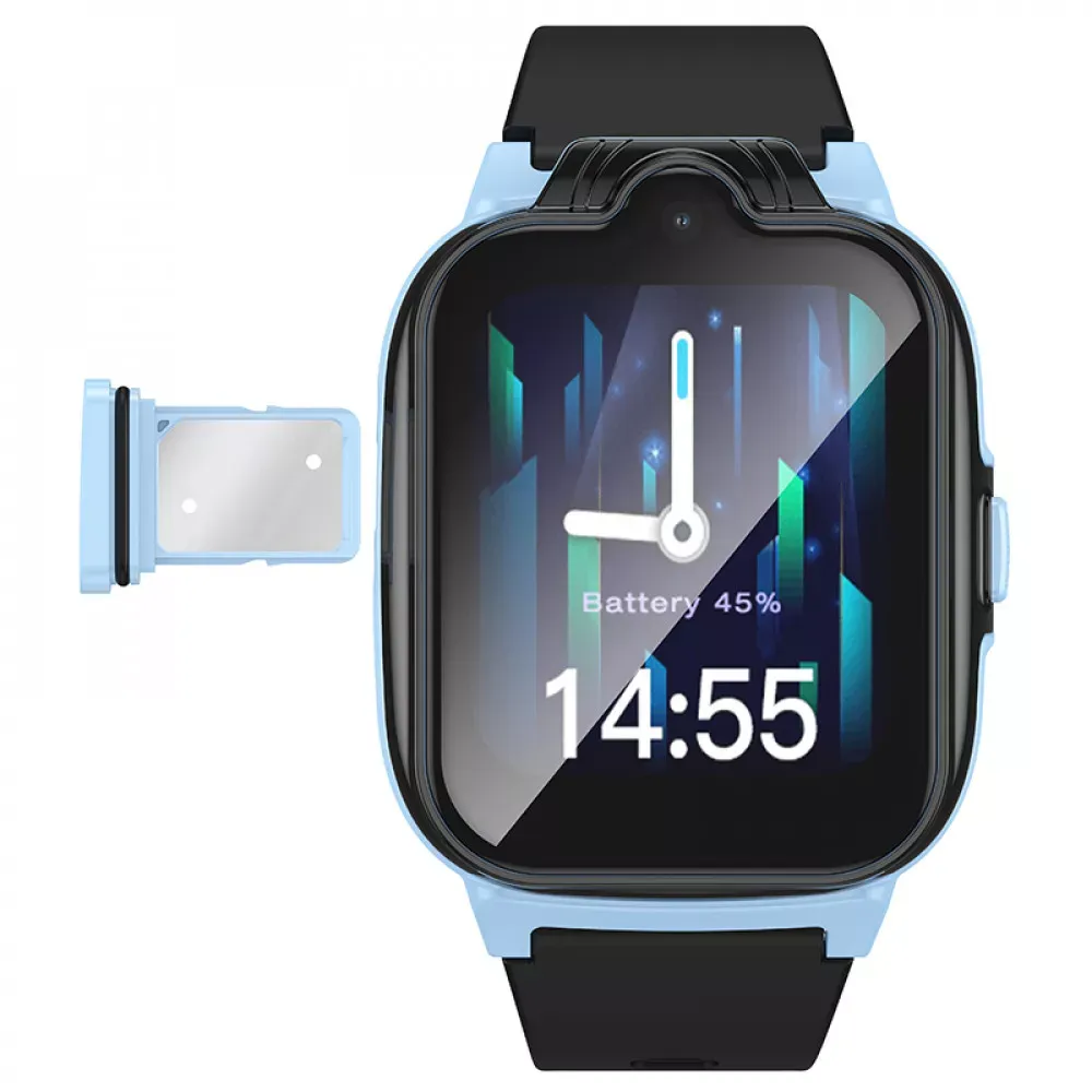 Smart Baby Watch (Call Version) — Hoco Y104  — Blue - фото 5