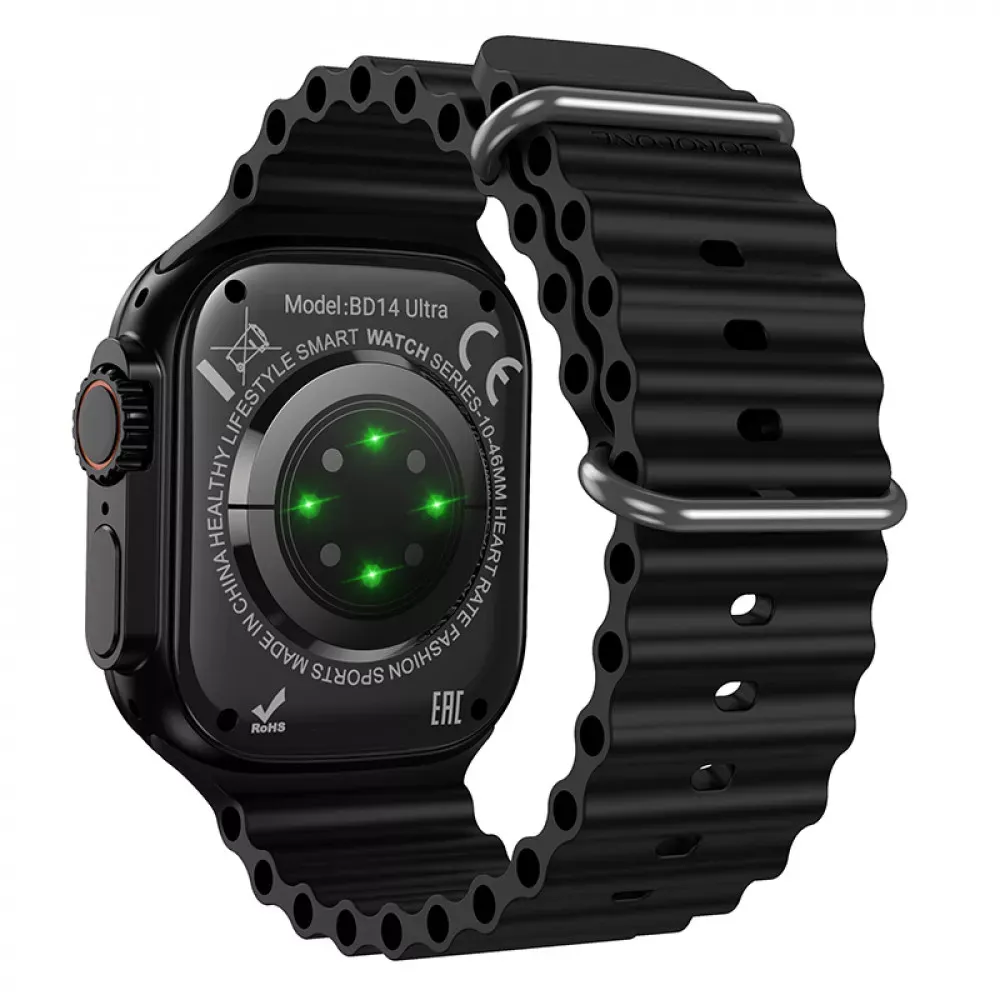 Smart Sports Watch (Call Version) Borofone BD14 — Black - фото 4