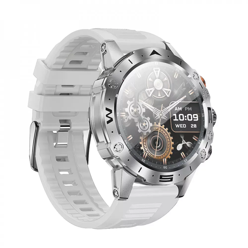 Smart Sports Watch (Call Version) Hoco Y20 — Silver