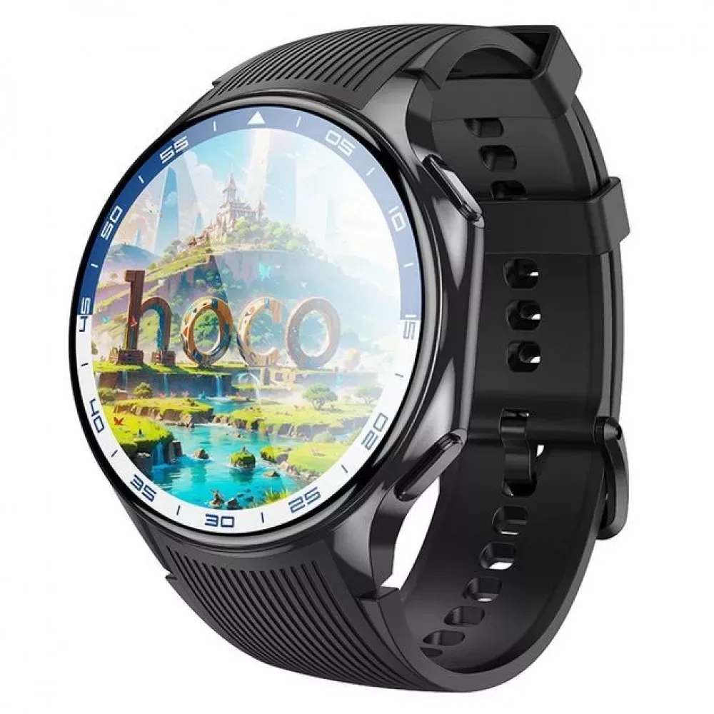 Smart Sports Watch (Call Version) Hoco Y24 — Black