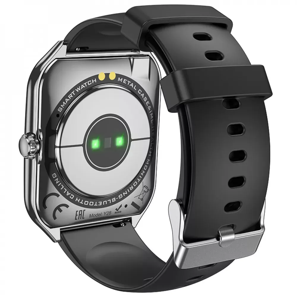 Smart Sports Watch (Call Version) Hoco Y28 — Silver - фото 5