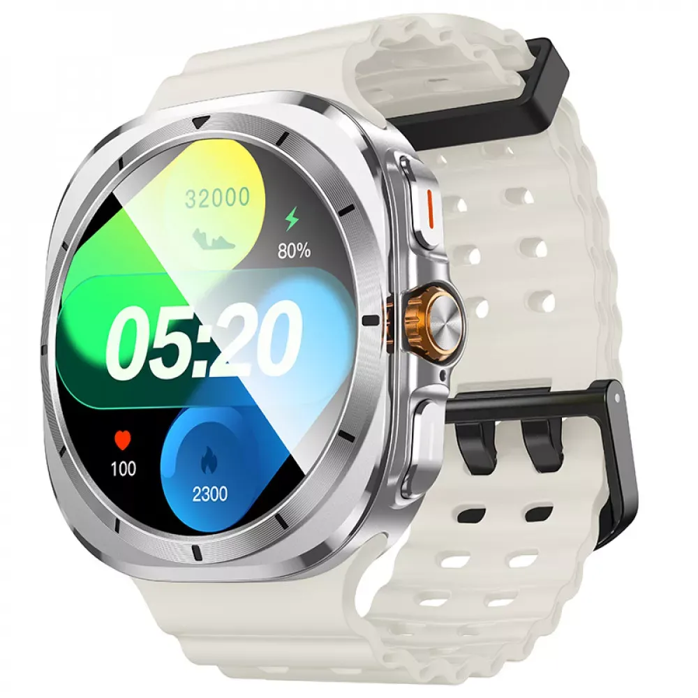 Smart Sports Watch (Call Version) — Hoco Y29 __ — Silver — Hoco
